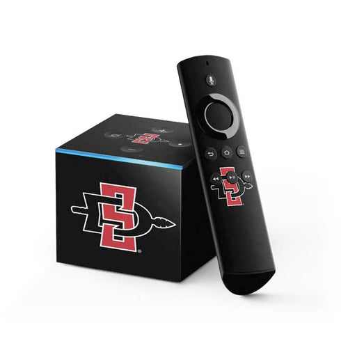 San Diego State University Aztecs Logo Fire TV Cube Skin