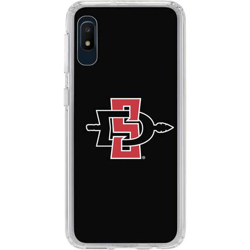 San Diego State University Aztecs Logo Galaxy A10e Clear Case