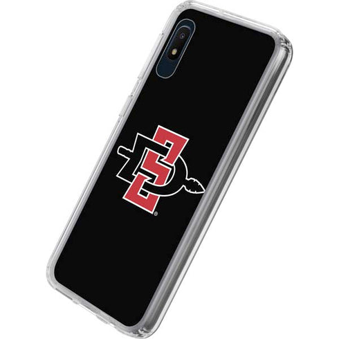 San Diego State University Aztecs Logo Galaxy A10e Clear Case