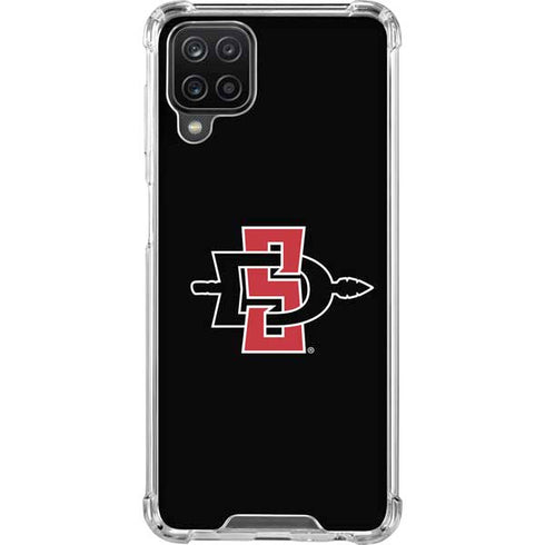 San Diego State University Aztecs Logo Galaxy A12 Clear Case