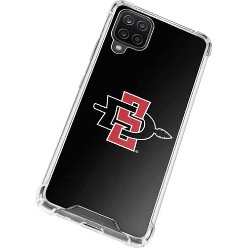 San Diego State University Aztecs Logo Galaxy A12 Clear Case