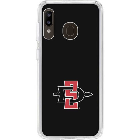 San Diego State University Aztecs Logo Galaxy A20 Clear Case