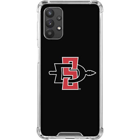 San Diego State University Aztecs Logo Galaxy A32 5G Clear Case