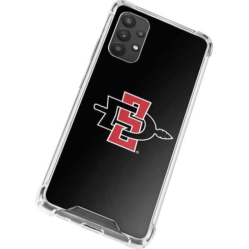 San Diego State University Aztecs Logo Galaxy A32 5G Clear Case