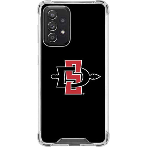 San Diego State University Aztecs Logo Galaxy A52 5G Clear Case