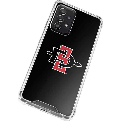 San Diego State University Aztecs Logo Galaxy A52 5G Clear Case