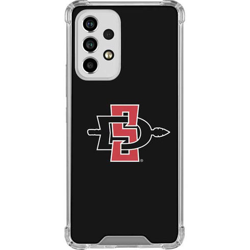 San Diego State University Aztecs Logo Galaxy A53 5G Clear Case