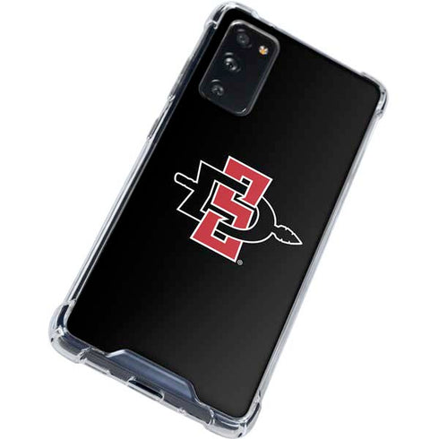 San Diego State University Aztecs Logo Galaxy S20 FE Clear Case