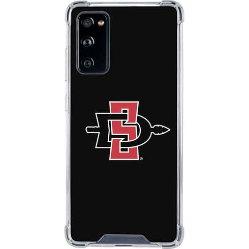 San Diego State University Aztecs Logo Galaxy S20 FE Clear Case