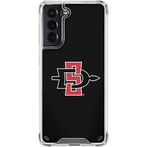 San Diego State University Aztecs Logo Galaxy S21 5G Clear Case