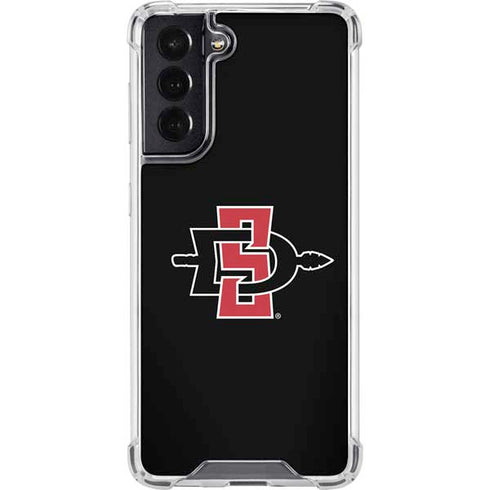 San Diego State University Aztecs Logo Galaxy S22 Clear Case