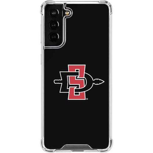 San Diego State University Aztecs Logo Galaxy S22 Plus Clear Case