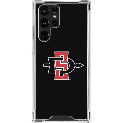 San Diego State University Aztecs Logo Galaxy S22 Ultra Clear Case