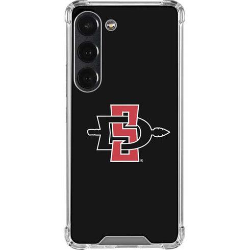 San Diego State University Aztecs Logo Galaxy S23 Clear Case