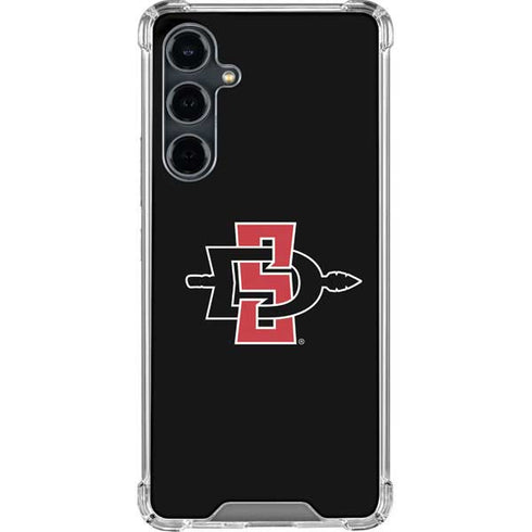 San Diego State University Aztecs Logo Galaxy S23 FE Clear Case