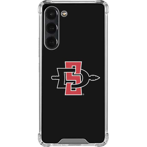 San Diego State University Aztecs Logo Galaxy S23 Plus Clear Case