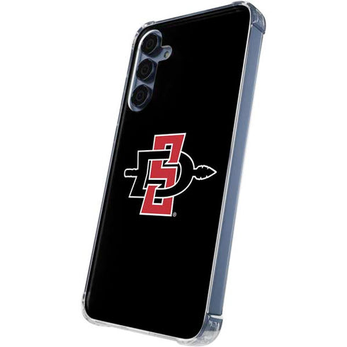 San Diego State University Aztecs Logo Galaxy S24 Clear Case