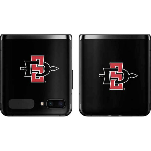 San Diego State University Aztecs Logo Galaxy Z Flip Skin
