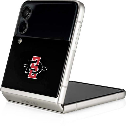 San Diego State University Aztecs Logo Galaxy Z Flip3 5G Skin