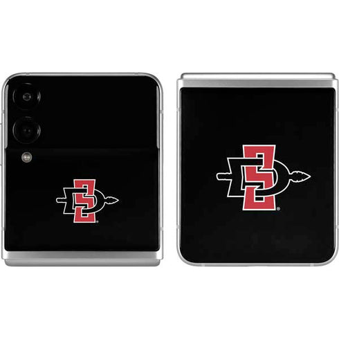 San Diego State University Aztecs Logo Galaxy Z Flip4 5G Skin