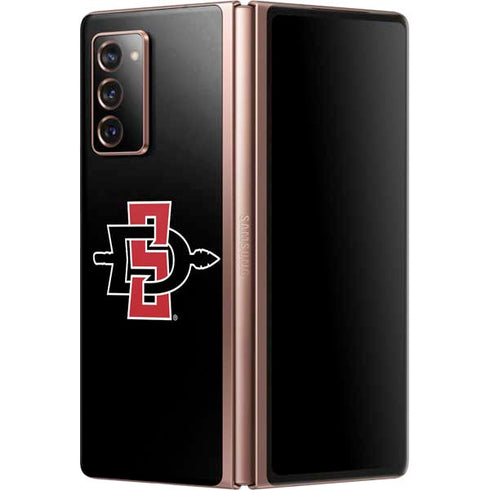 San Diego State University Aztecs Logo Galaxy Z Fold2 5G Skin