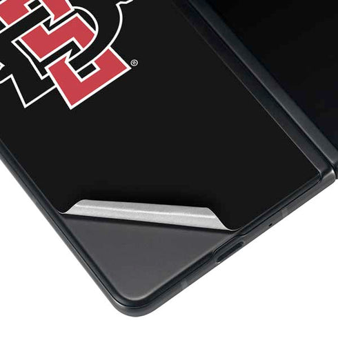 San Diego State University Aztecs Logo Galaxy Z Fold4 5G Skin