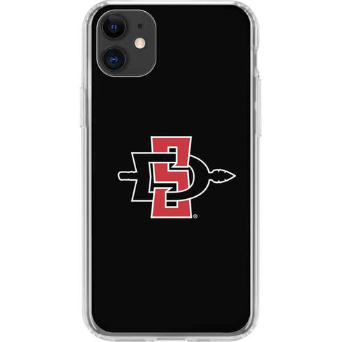 San Diego State University Aztecs Logo iPhone 11 Clear Case