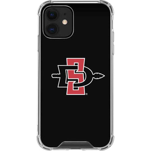 San Diego State University Aztecs Logo iPhone 12 Clear Case