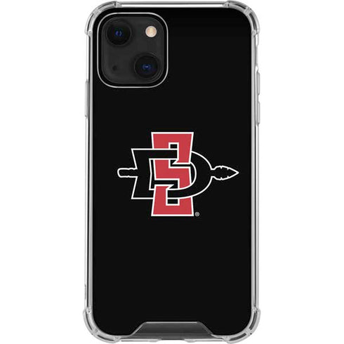 San Diego State University Aztecs Logo iPhone 13 Clear Case