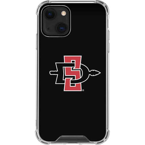 San Diego State University Aztecs Logo iPhone 13 Mini Clear Case