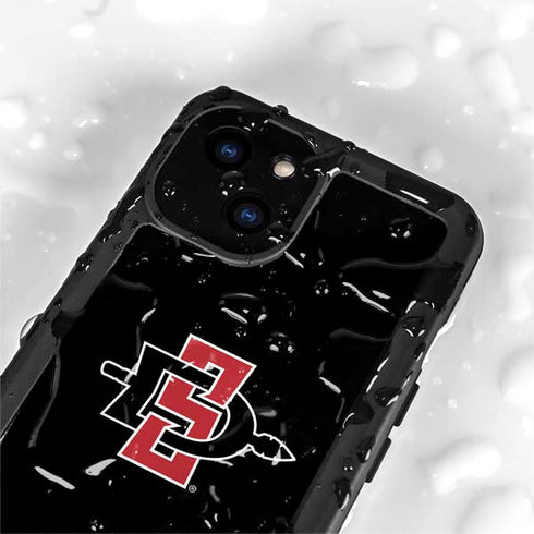 San Diego State University Aztecs Logo iPhone 13 Mini Waterproof Case