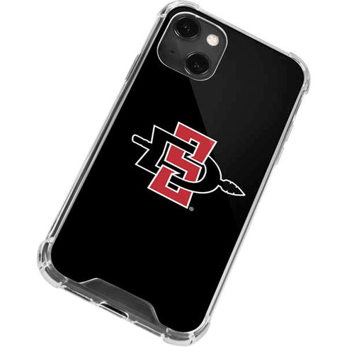 San Diego State University Aztecs Logo iPhone 15 Plus Clear Case