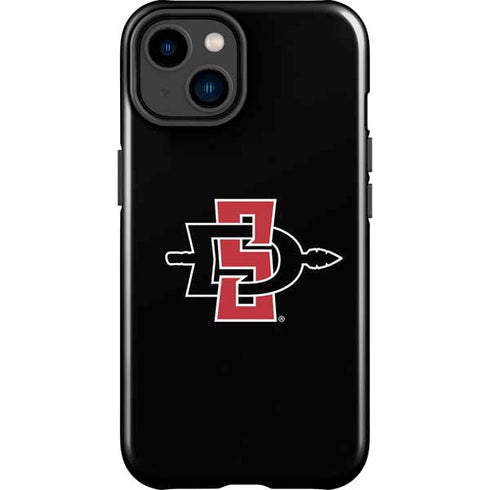 San Diego State University Aztecs Logo iPhone 14 Plus Impact Case