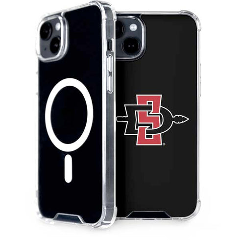 San Diego State University Aztecs Logo iPhone 14 Plus MagSafe Case