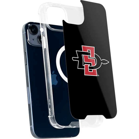 San Diego State University Aztecs Logo iPhone 15 Plus MagSafe Case