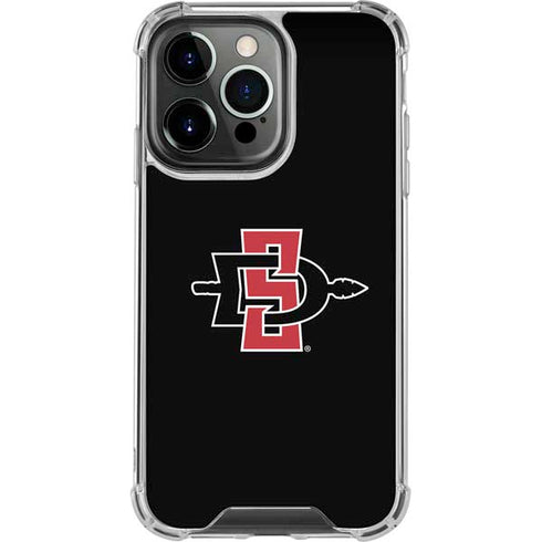 San Diego State University Aztecs Logo iPhone 15 Pro Clear Case