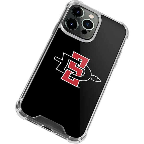 San Diego State University Aztecs Logo iPhone 14 Pro Clear Case