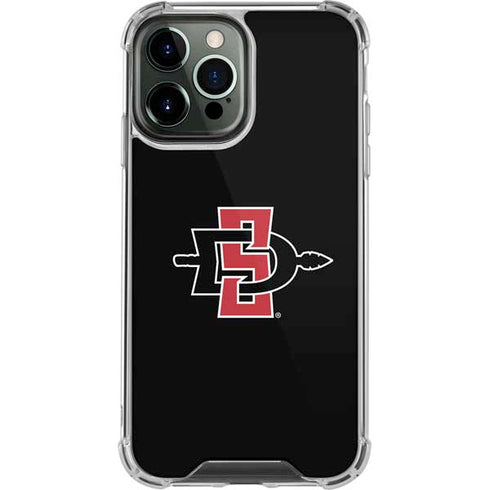 San Diego State University Aztecs Logo iPhone 14 Pro Max Clear Case