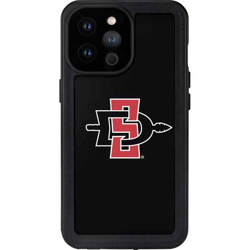 San Diego State University Aztecs Logo iPhone 14 Pro Max Waterproof Case