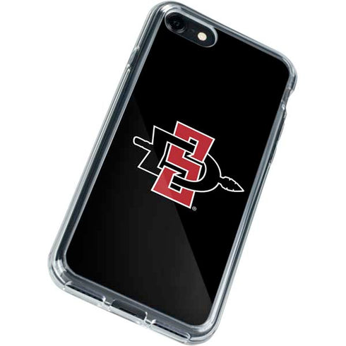 San Diego State University Aztecs Logo iPhone SE (2nd & 3rd Gen) Clear Case
