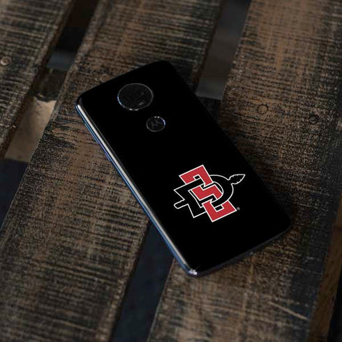 San Diego State University Aztecs Logo Moto E5 Plus Skin
