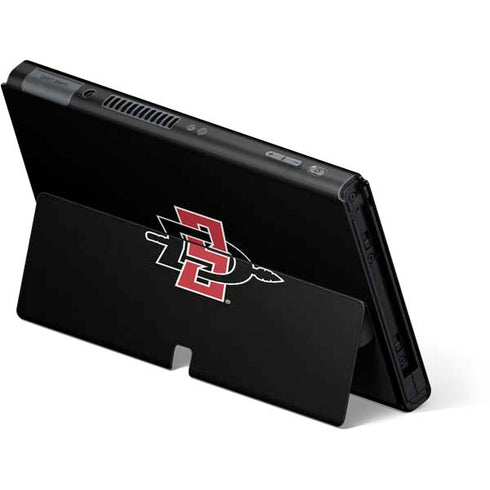 San Diego State University Aztecs Logo Nintendo Switch OLED (2021) Skin