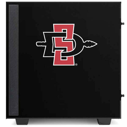 San Diego State University Aztecs Logo NZXT H510 Compact ATX Mid-Tower Case Skin