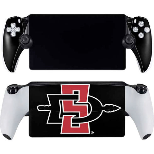 San Diego State University Aztecs Logo PlayStation Portal Remote Player Skin