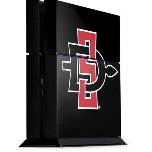 San Diego State University Aztecs Logo PS4 Console Skin