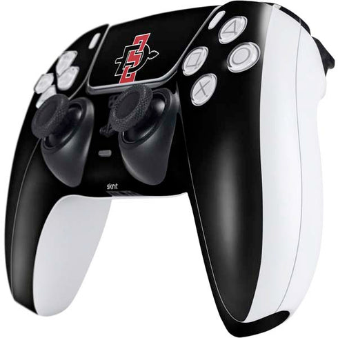 San Diego State University Aztecs Logo PS5 Controller Skin