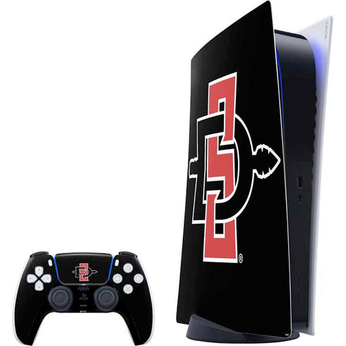San Diego State University Aztecs Logo PS5 Digital Edition Bundle Skin