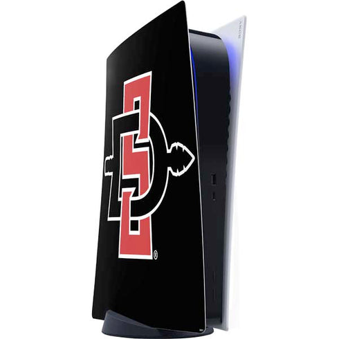 San Diego State University Aztecs Logo PS5 Digital Edition Console Skin