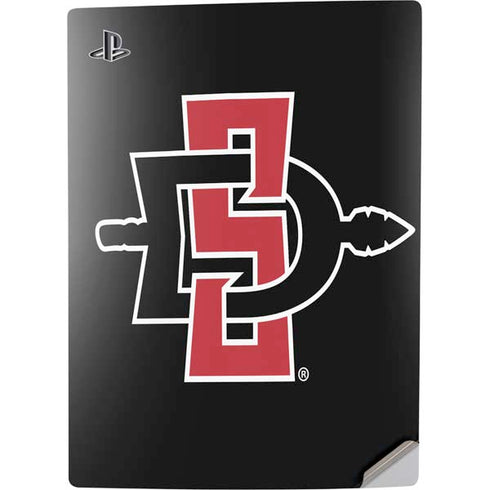 San Diego State University Aztecs Logo PS5 Digital Edition Console Skin