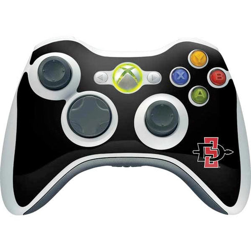 San Diego State University Aztecs Logo Xbox 360 Wireless Controller Skin